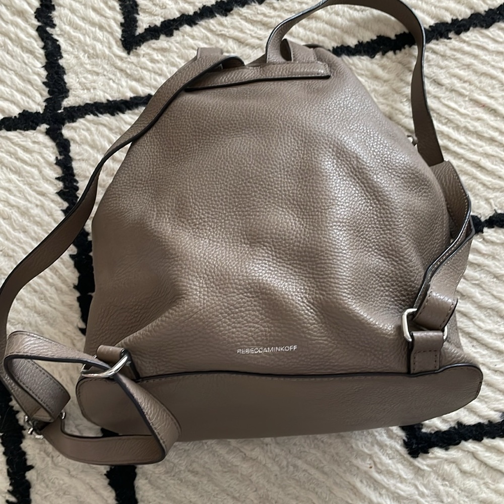 Rebecca Minkoff Leather Drawstring Backpack - Picture 3 of 7